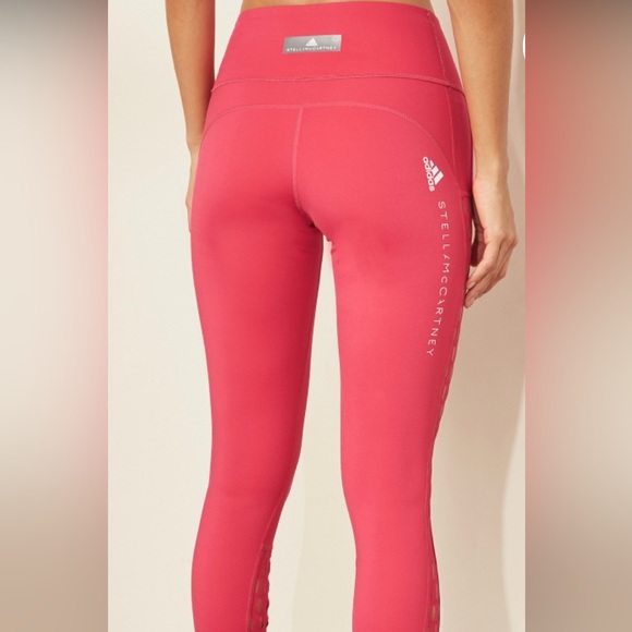BRAND NWT ADIDAS X STELLA MCCARTNEY PINK LEGGINGS SIZE SMALL!! - Picture 9 of 9